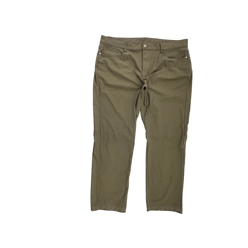 Swiss Tech Straight Leg Men's size 38x30 100% Polyester Green Pants